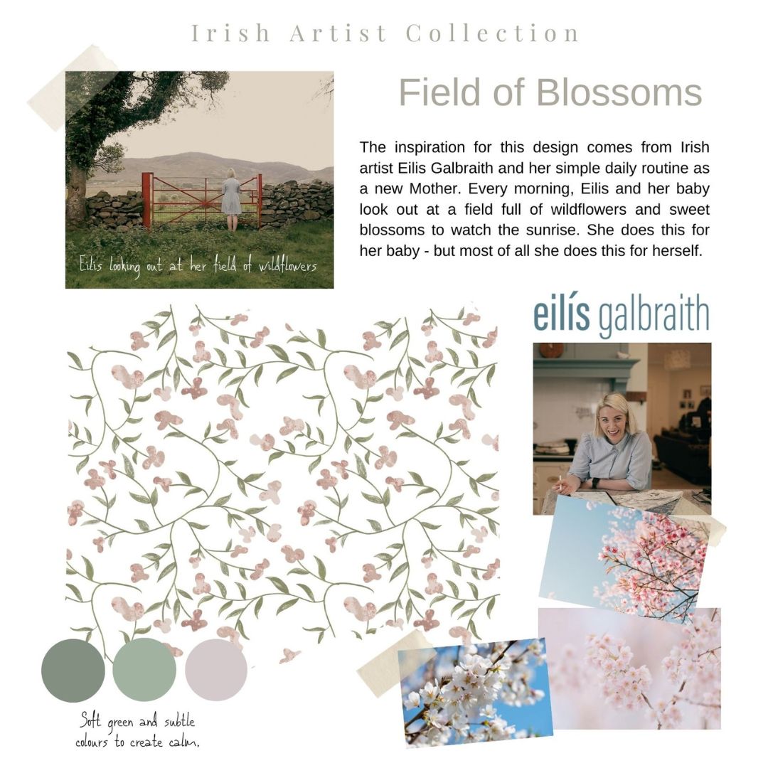 Das Schwangerschafts und Stillkissen (3-in-1) - Field of Blossoms