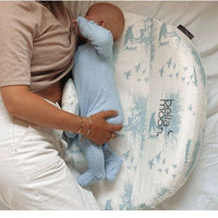 BellaMoon Full Moon 7-in-1 Multi-Functional Pregnancy Pillow and Breastfeeding Pillow also known as Nursing Pillow or Feeding pillow. It's our best breastfeeding pillow for baby feeding pillow. Also comes with a pregnancy pillow that supports your bump throughout pregnancy. Like BBhugme pregnancy pillow, kally u-shaped pregnancy pillow. Ideal for breastfeeding lying down. Includes BellaMoon award-winning Nursing Nest. 